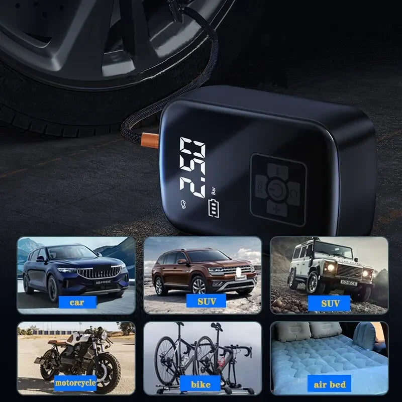 Digital Tire Inflator with Auto Shut-Off