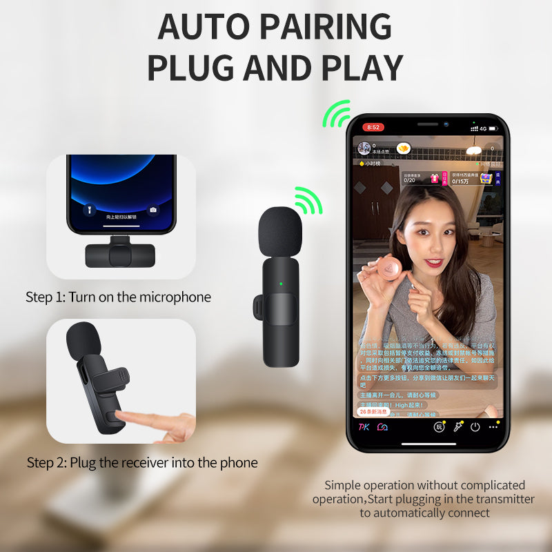 Wireless Bluetooth Microphone for IPhone
