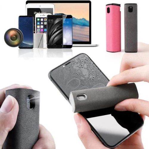 Portable Phone Screen Cleaner Spray – Travel-Friendly, Non-Toxic, No Residue!