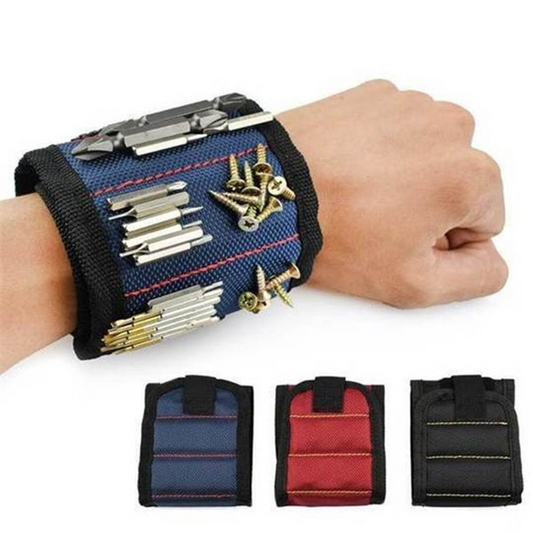 Heavy-Duty Magnetic Screws & Tools Wristband