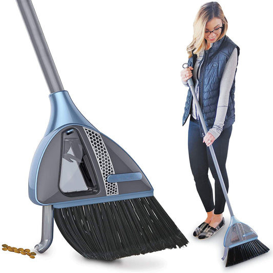 2-in-1 Broom Vacuum - Cordless Sweeper